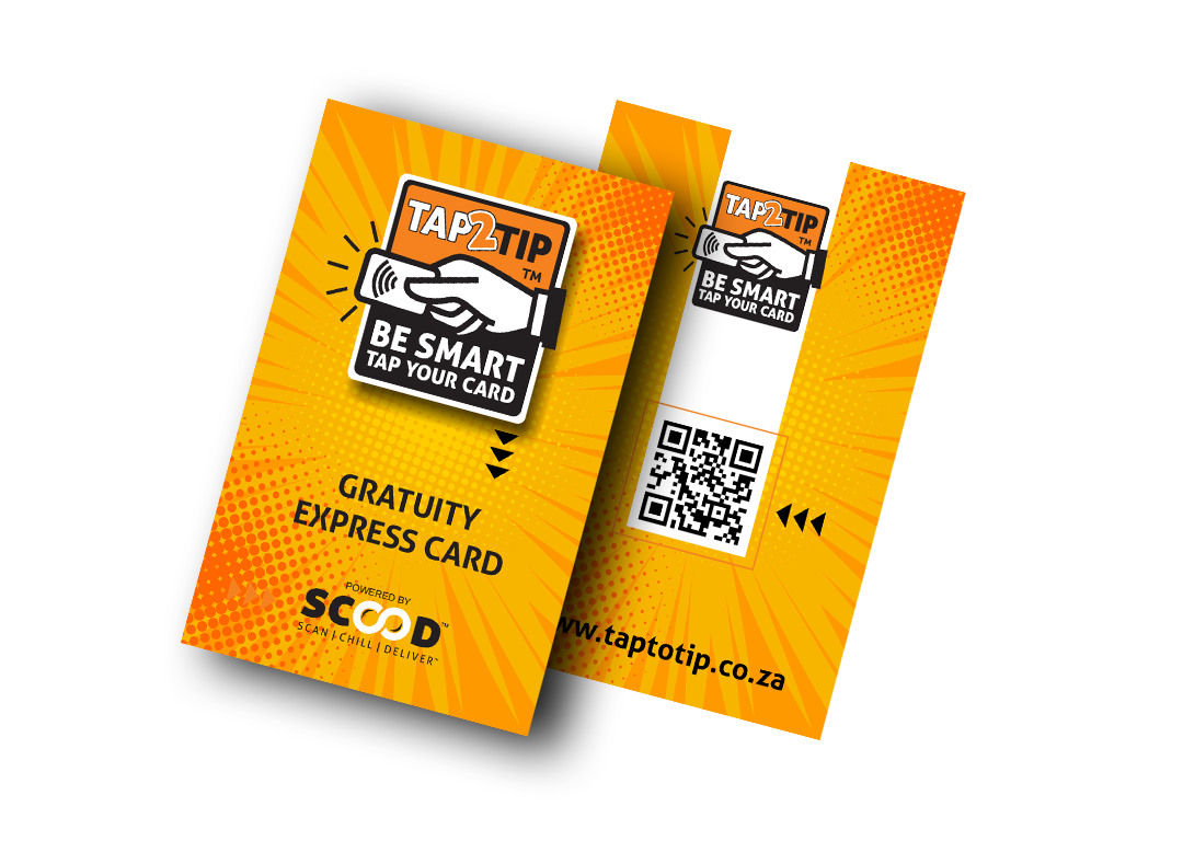 Tap2Tip Gratuity Express Card (Single)